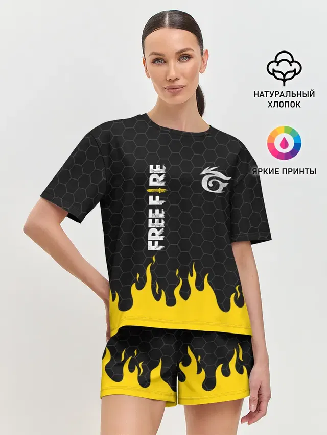Женская пижама с шортами