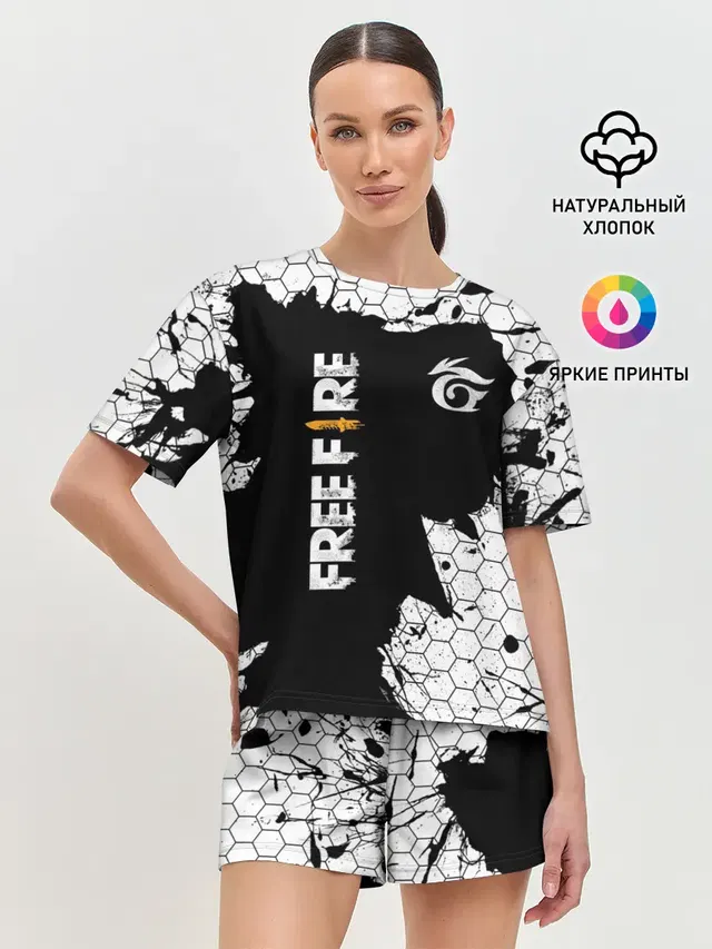 Женская пижама с шортами