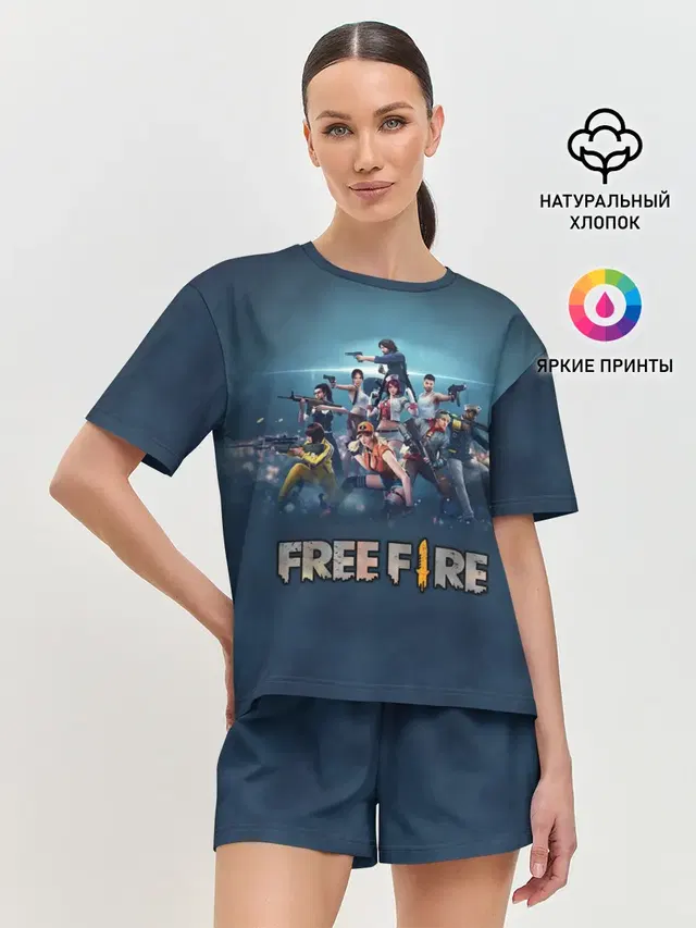 Женская пижама с шортами