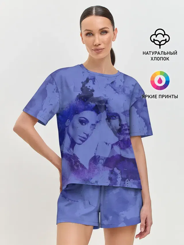Женская пижама с шортами