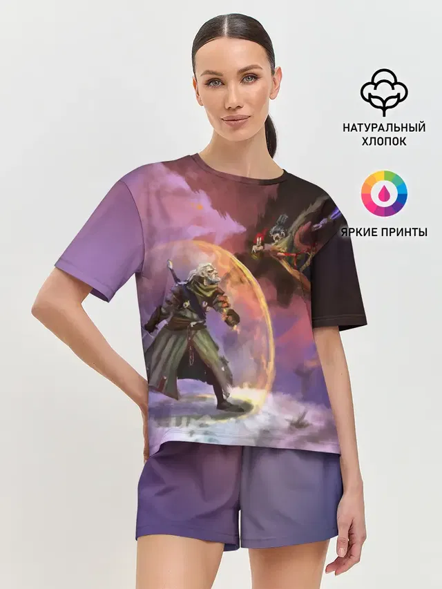 Женская пижама с шортами