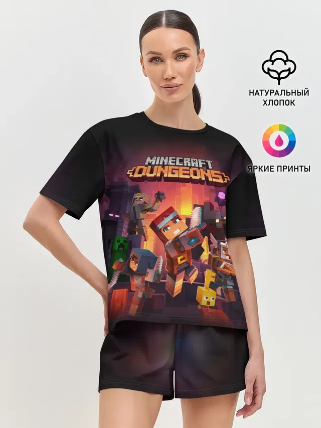 Женская пижама с шортами