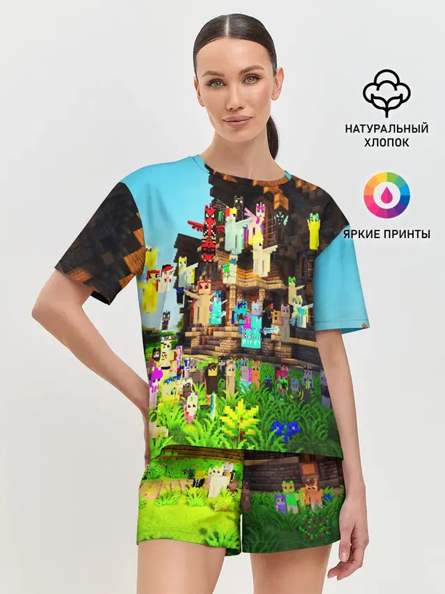 Женская пижама с шортами