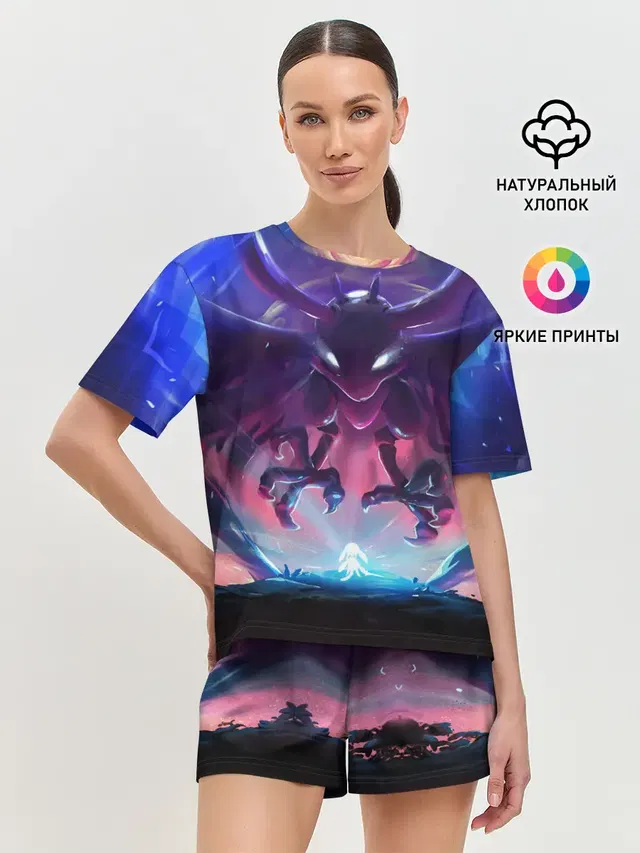 Женская пижама с шортами