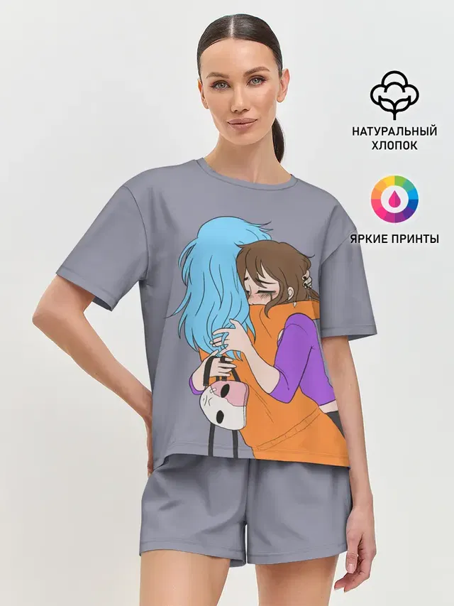 Женская пижама с шортами