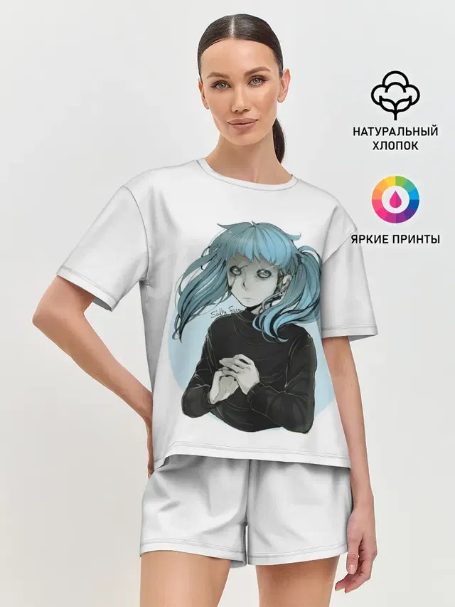 Женская пижама с шортами