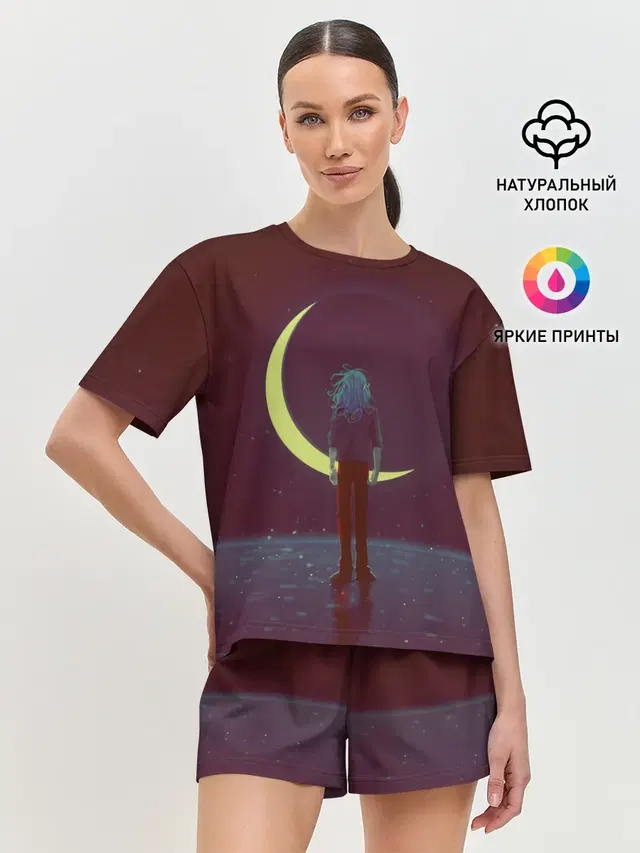 Женская пижама с шортами