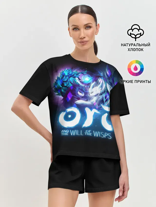 Женская пижама с шортами
