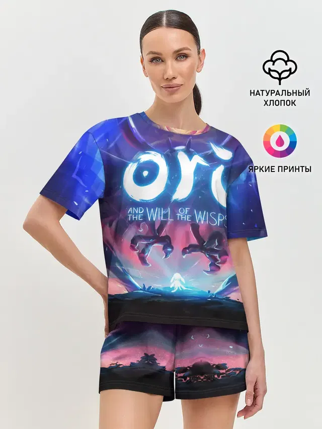 Женская пижама с шортами