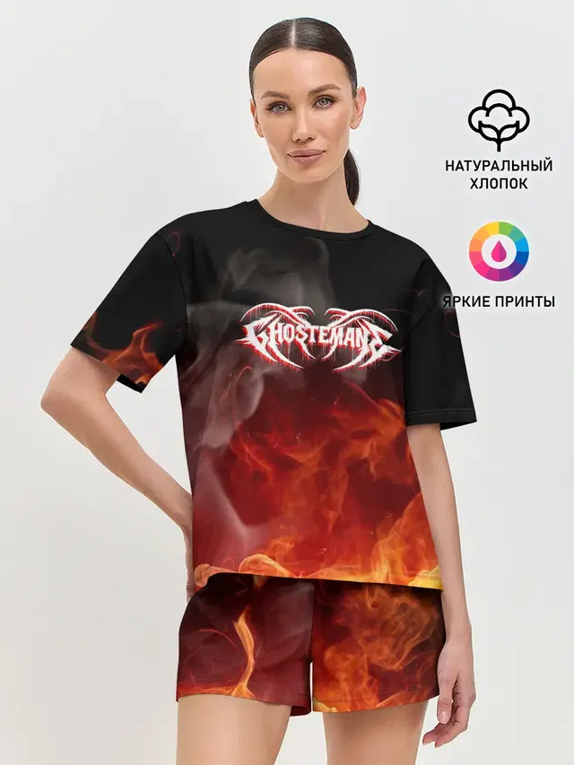 Женская пижама с шортами