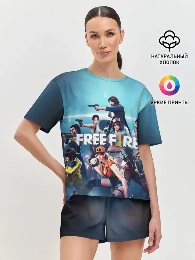 Женская пижама с шортами
