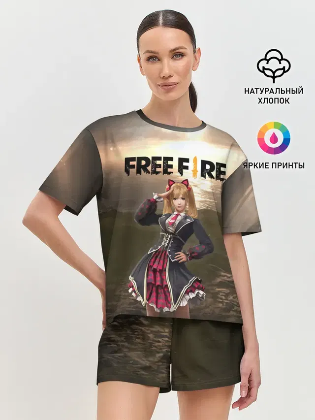 Женская пижама с шортами