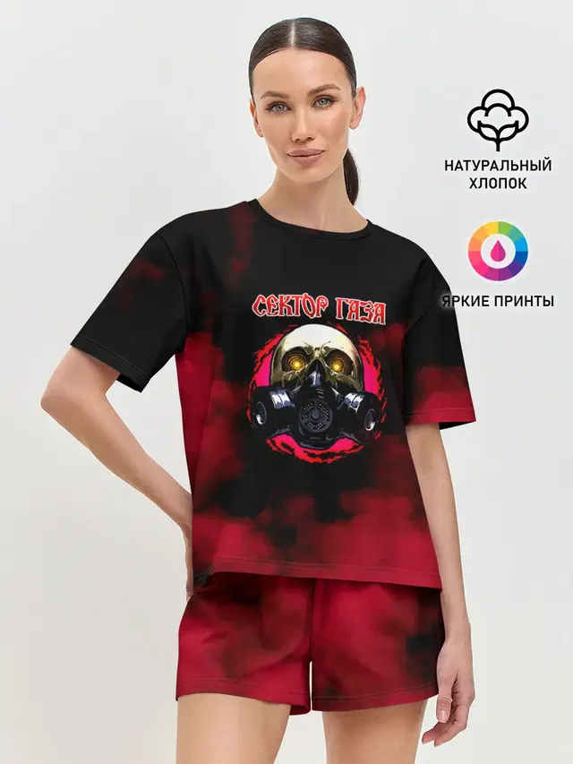 Женская пижама с шортами