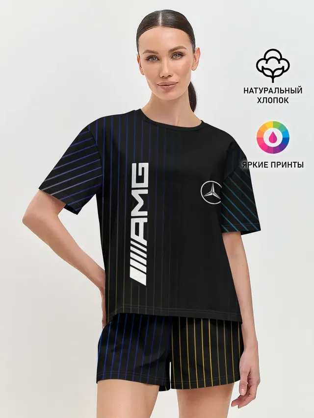 Женская пижама с шортами