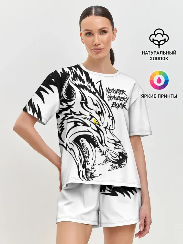 Женская пижама с шортами