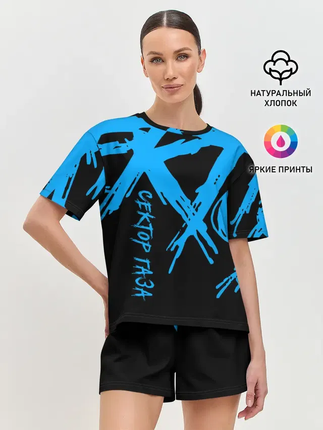 Женская пижама с шортами