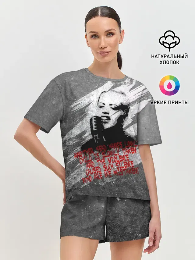 Женская пижама с шортами