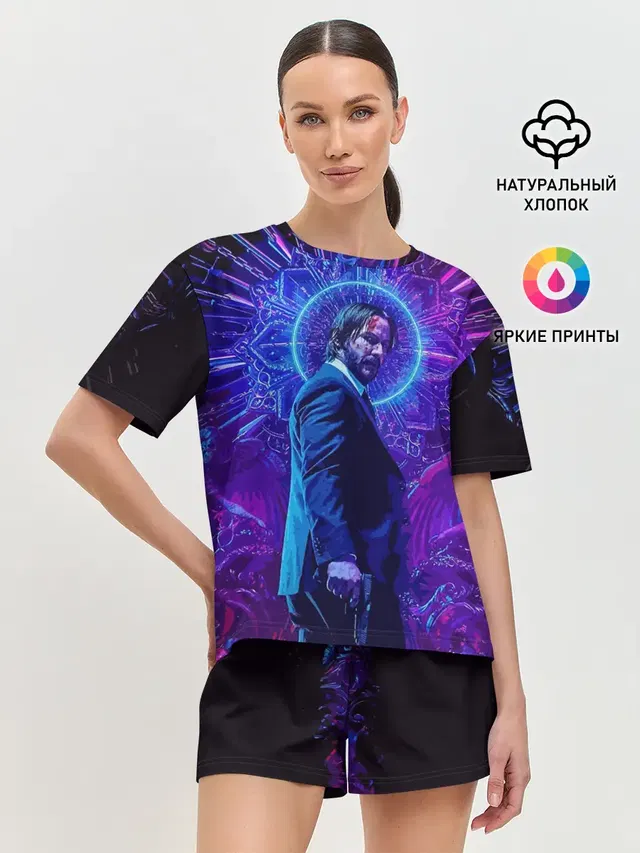Женская пижама с шортами