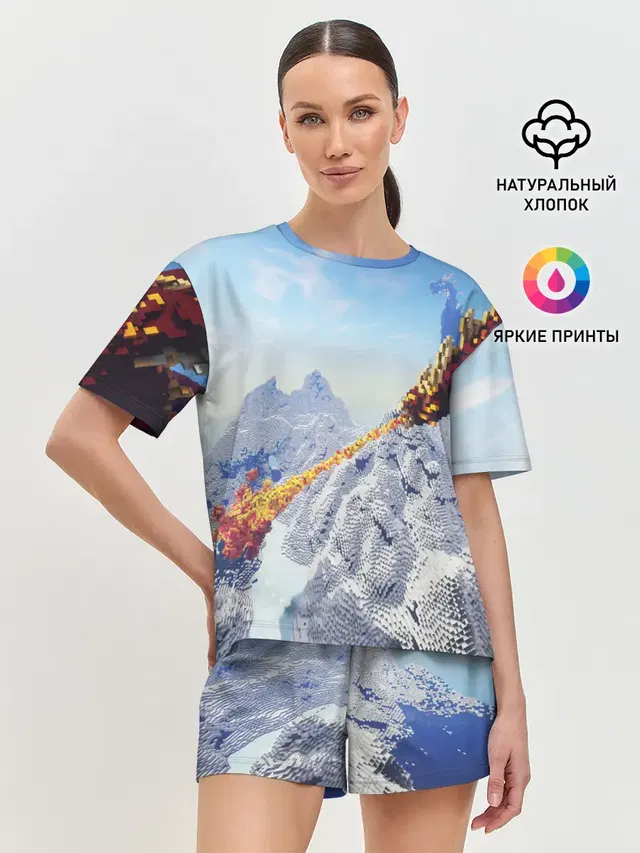 Женская пижама с шортами