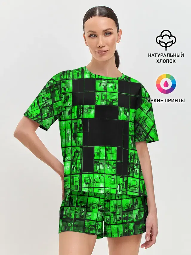 Женская пижама с шортами
