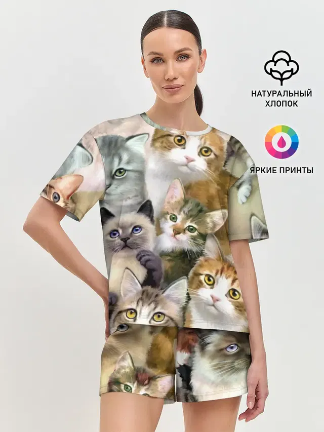 Женская пижама с шортами