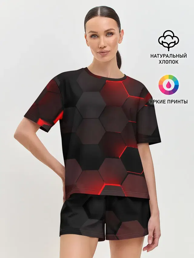 Женская пижама с шортами