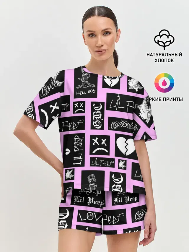 Женская пижама с шортами
