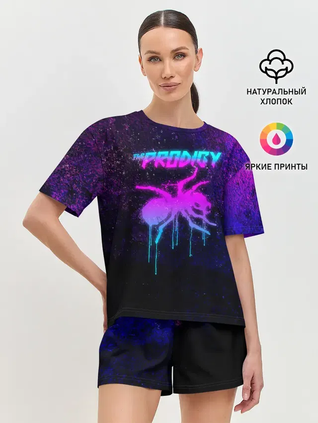 Женская пижама с шортами с принтом «Prodigy — The Prodigy»