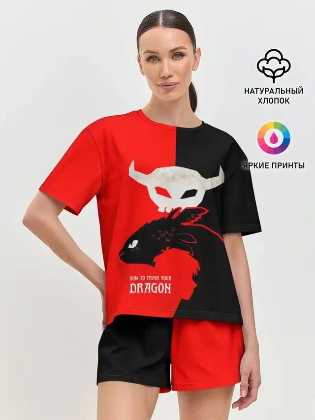 Женская пижама с шортами