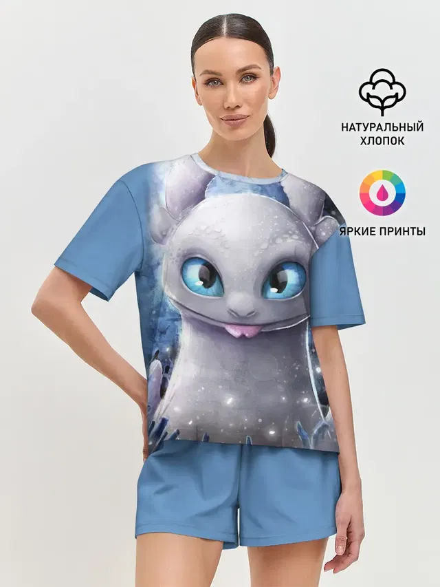 Женская пижама с шортами
