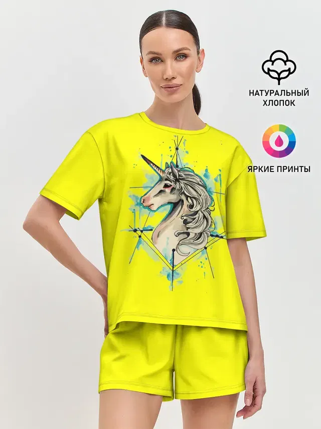 Женская пижама с шортами