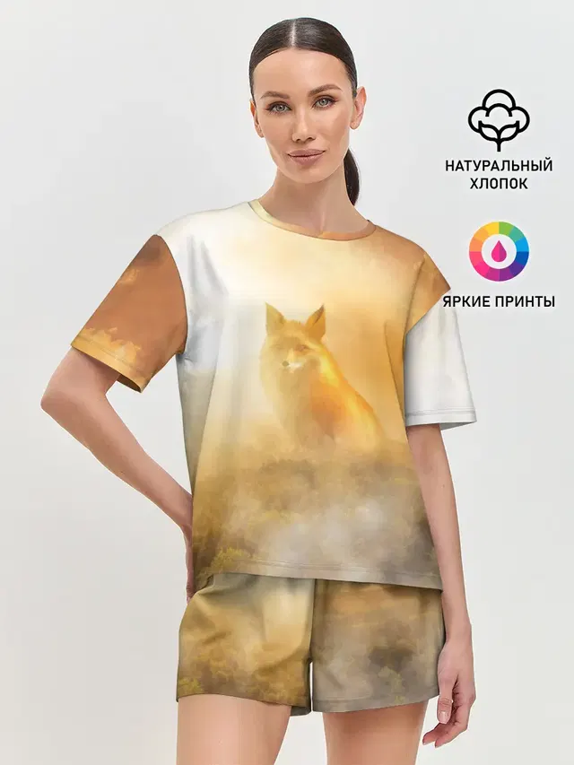 Женская пижама с шортами