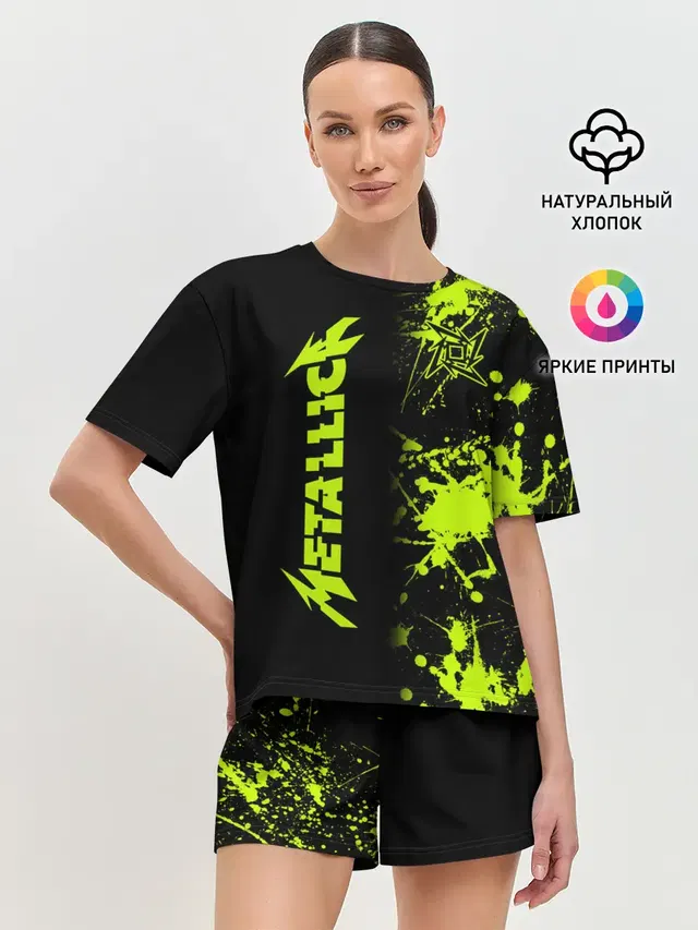 Женская пижама с шортами