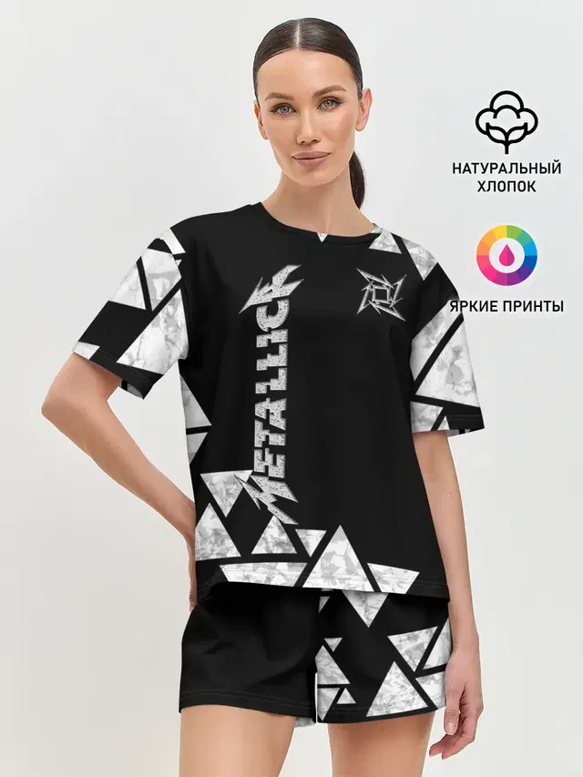 Женская пижама с шортами