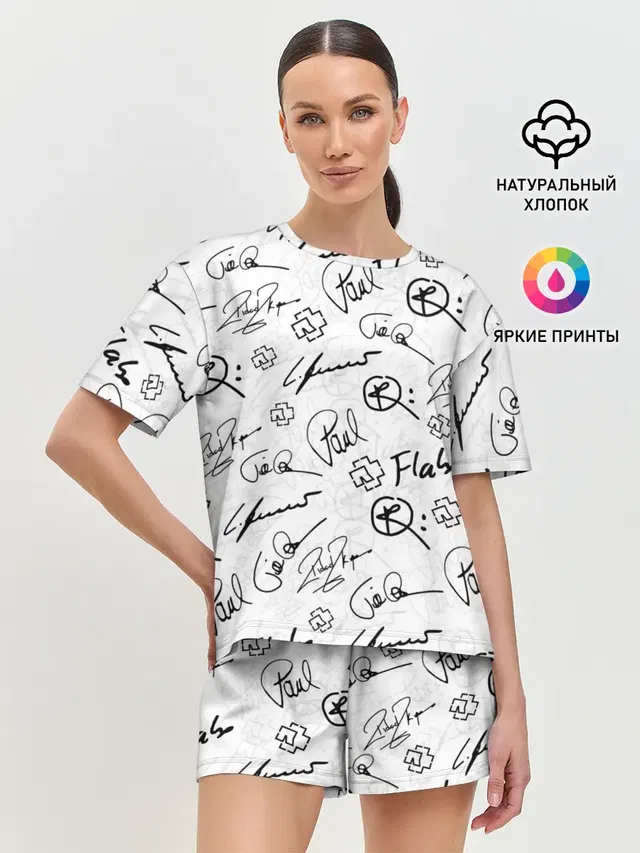 Женская пижама с шортами