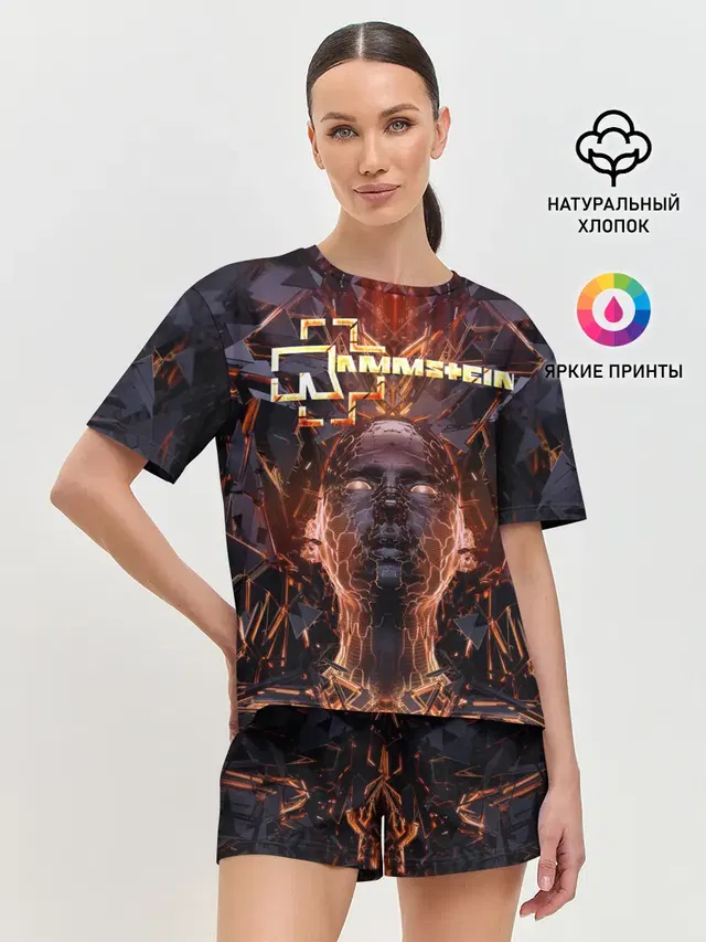 Женская пижама с шортами