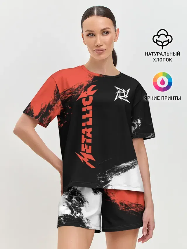 Женская пижама с шортами