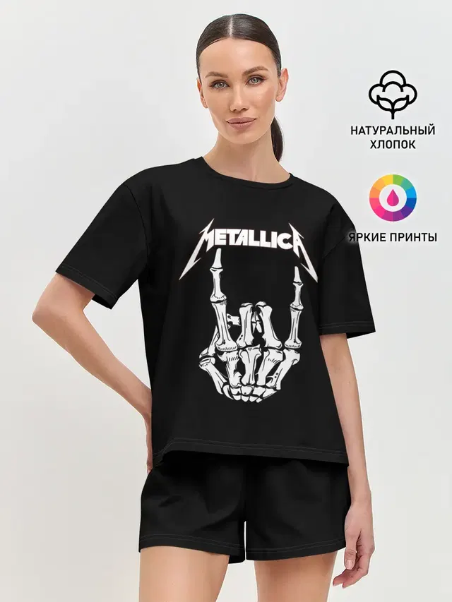 Женская пижама с шортами