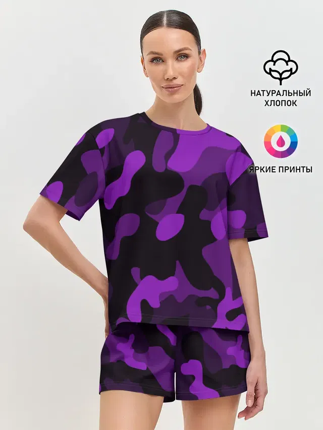 Женская пижама с шортами