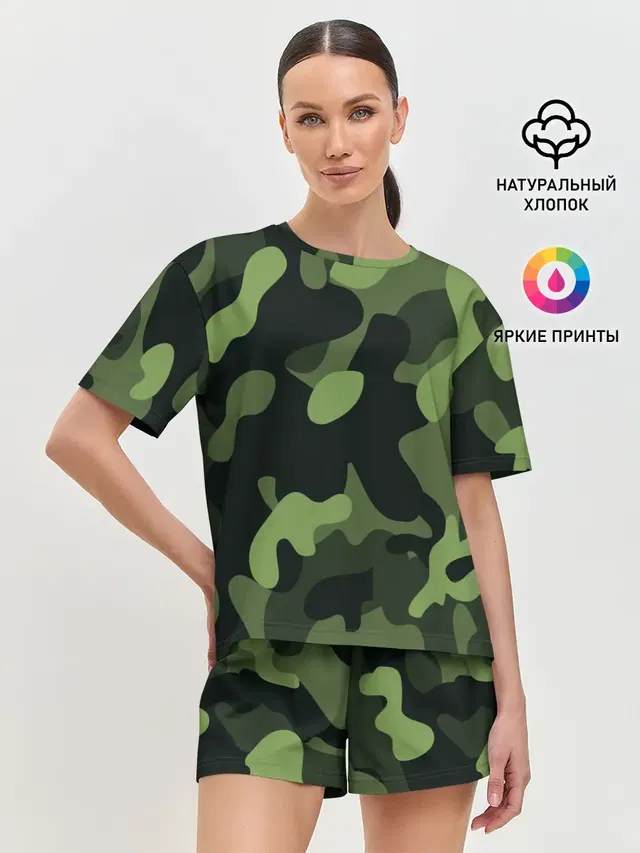 Женская пижама с шортами