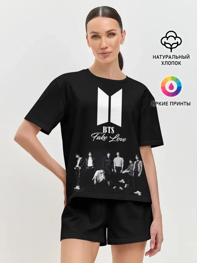 Женская пижама с шортами