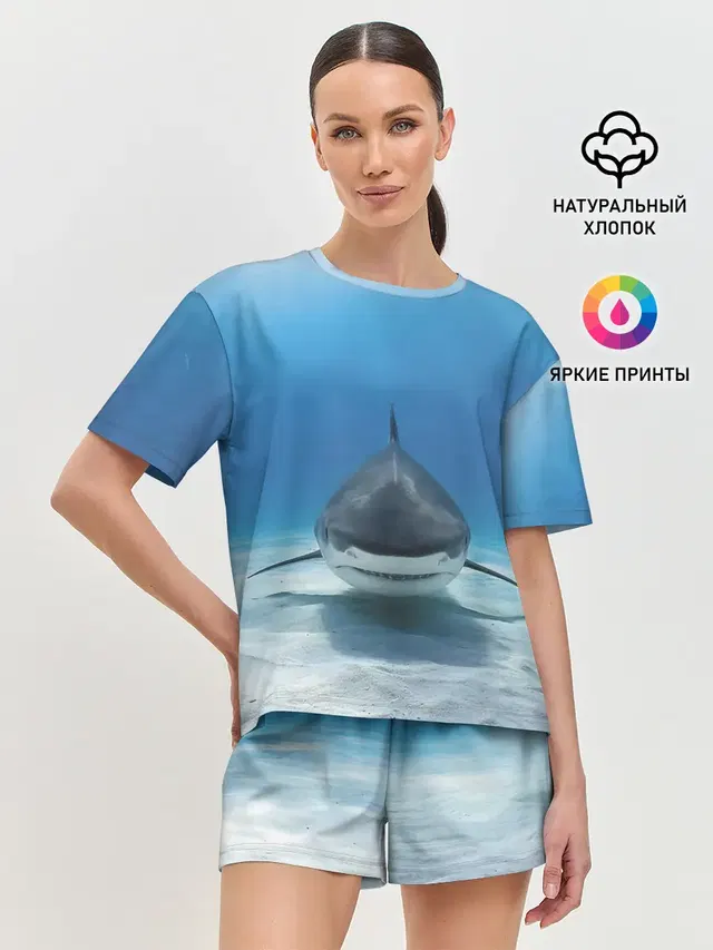 Женская пижама с шортами
