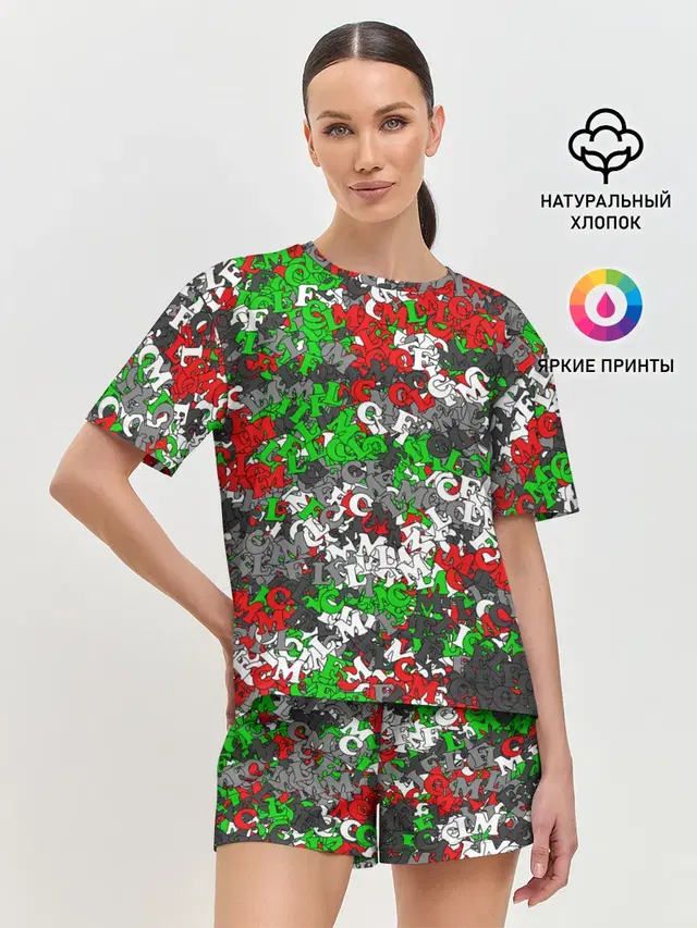 Женская пижама с шортами