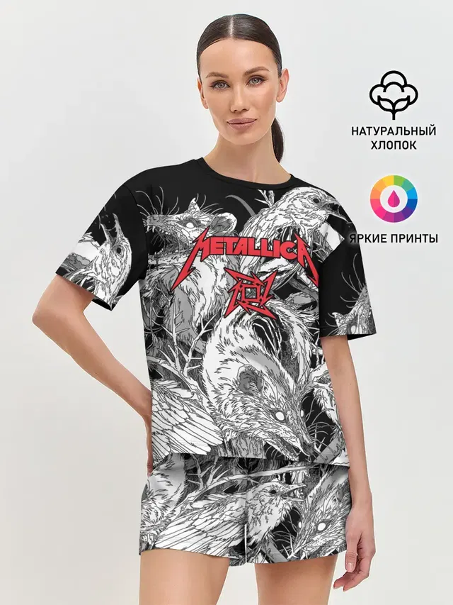 Женская пижама с шортами