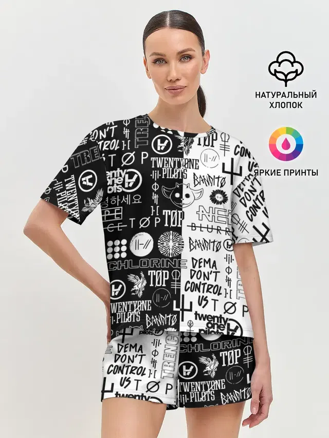 Женская пижама с шортами
