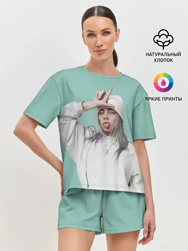 Женская пижама с шортами