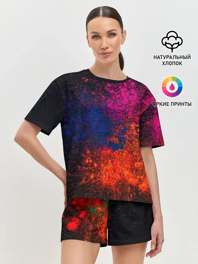 Женская пижама с шортами