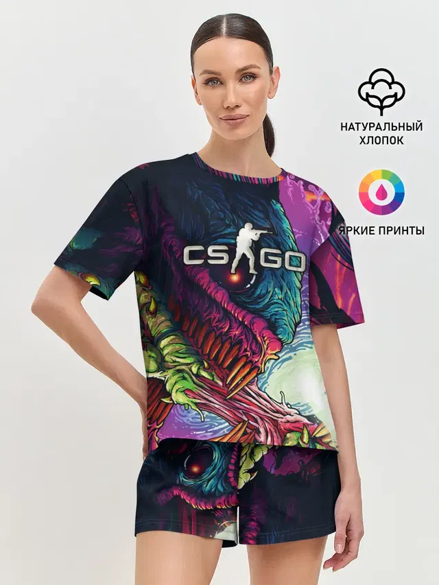 Женская пижама с шортами