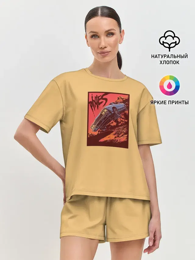Женская пижама с шортами