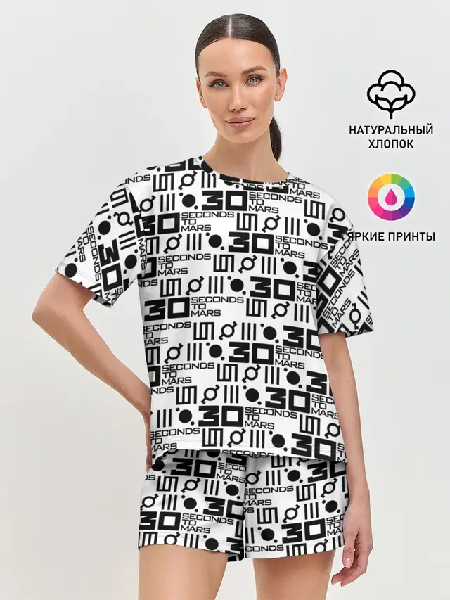 Женская пижама с шортами